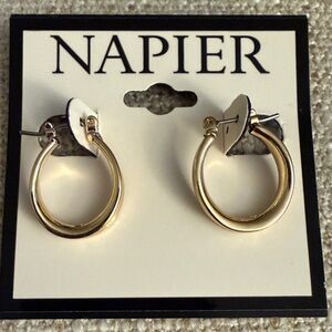 Napier Gold-Tone Classic Earrings